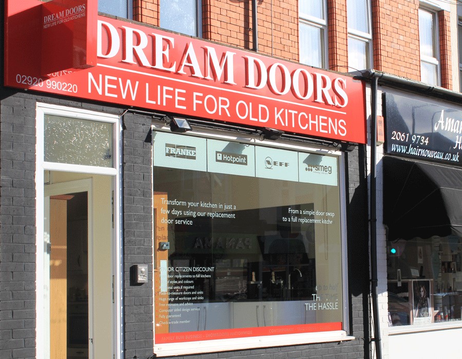 Dream Doors Cardiff Kitchen Showroom