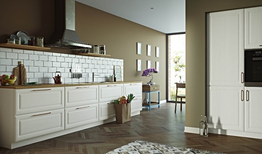 Image of a Traditional Style Pillow Kitchen