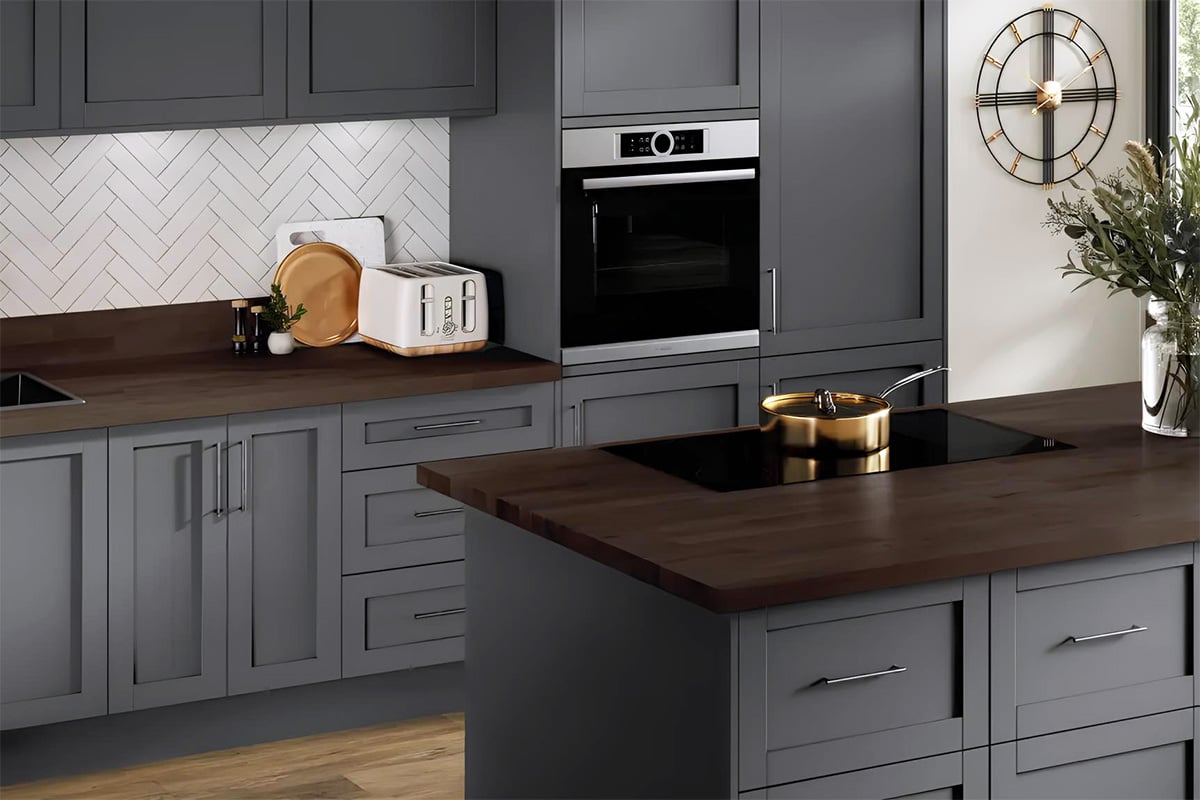 Black Stained Oak