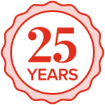25 years in business icon