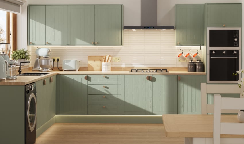 Pictured in Oak Reed Green