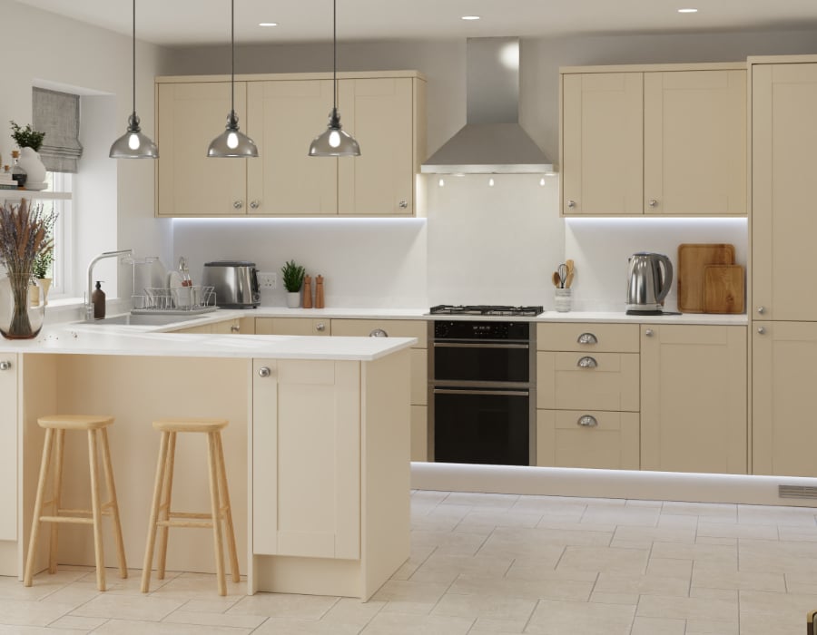 Image of a Classic Style Shaker Kitchen 