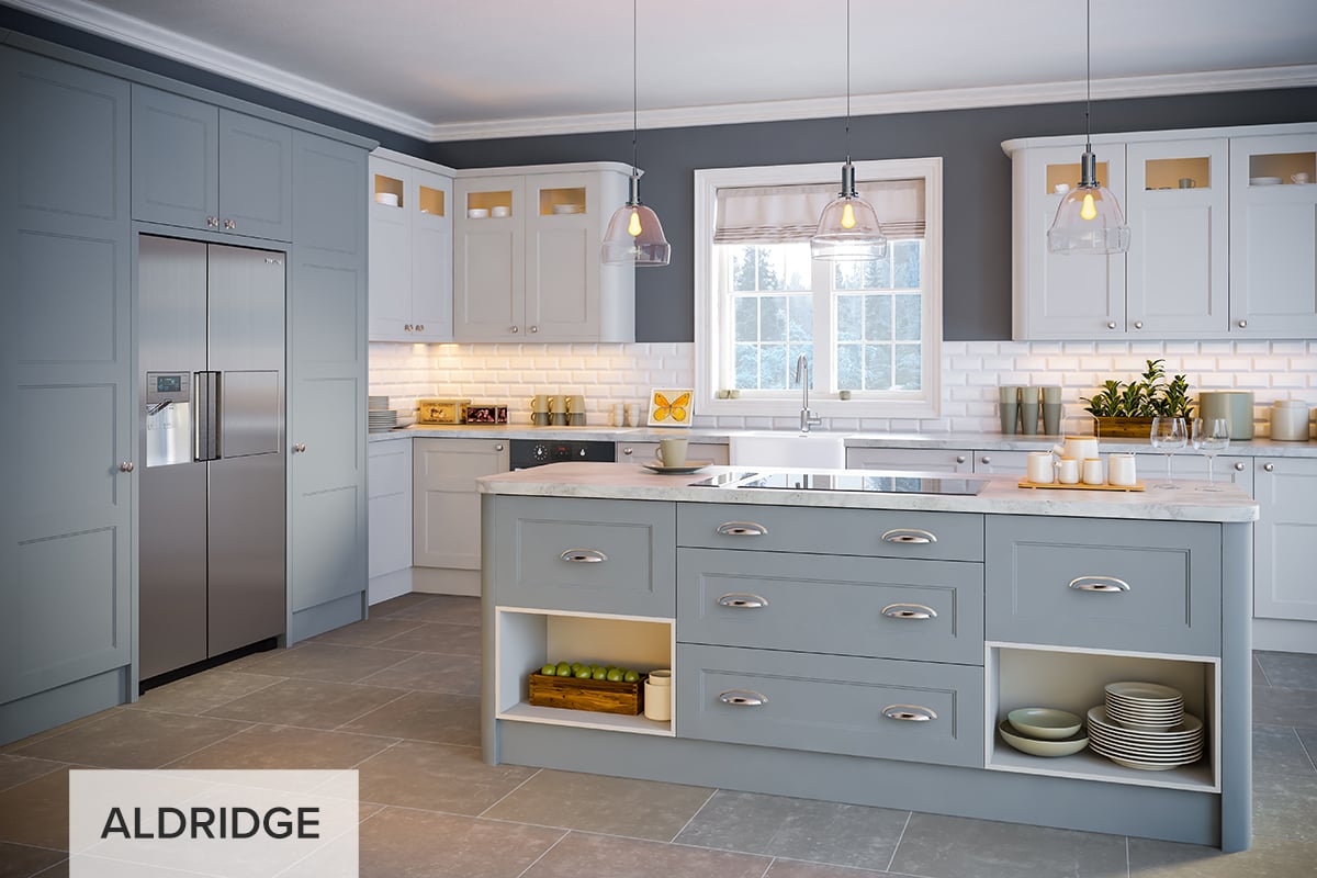Aldridge Blue Kitchen