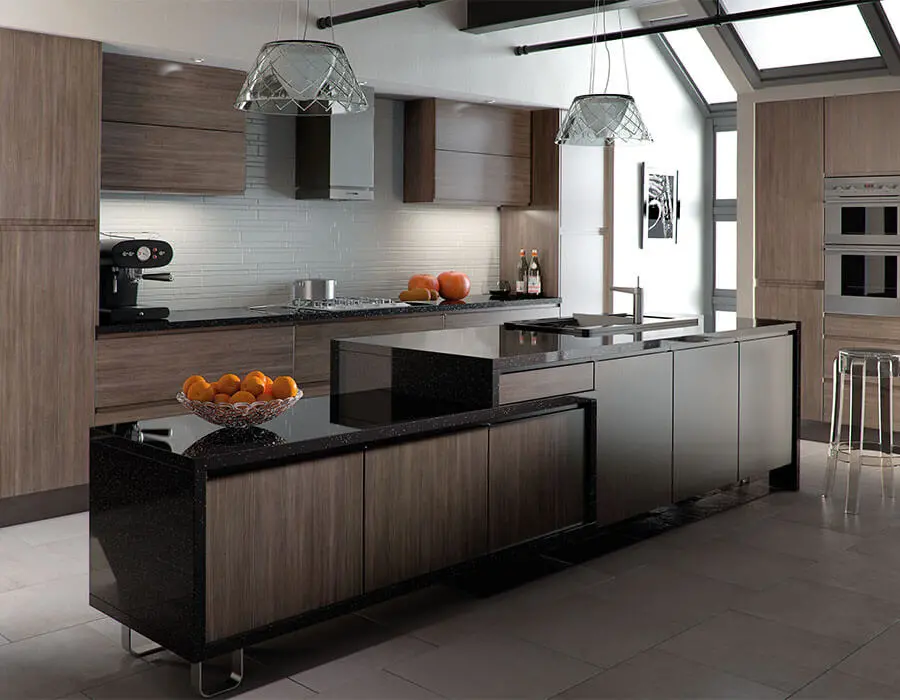 Knebworth Style Kitchen Pictured in Oakgrain Cashmere