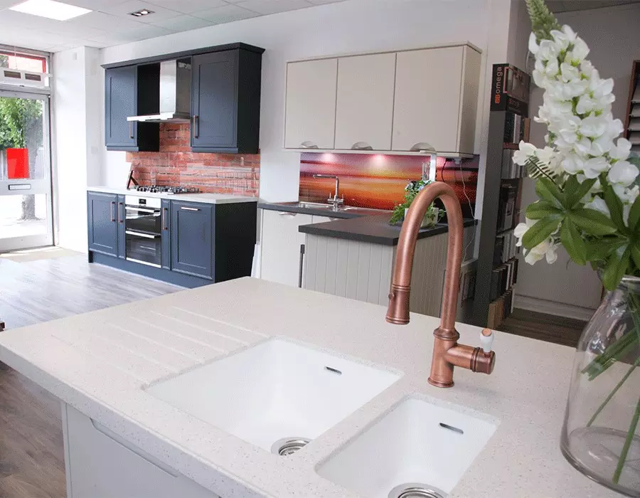 Kitchen Display in Dream Doors Rutland