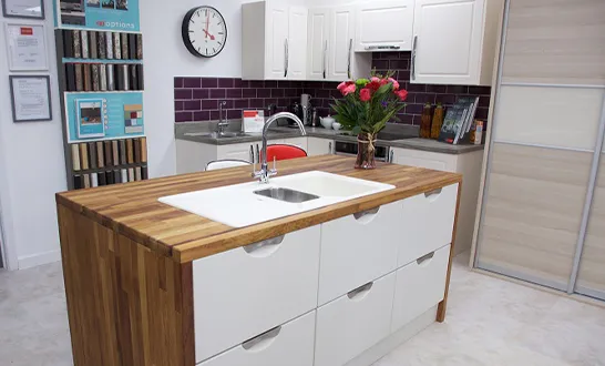 Newport Kitchen Showroom - Island