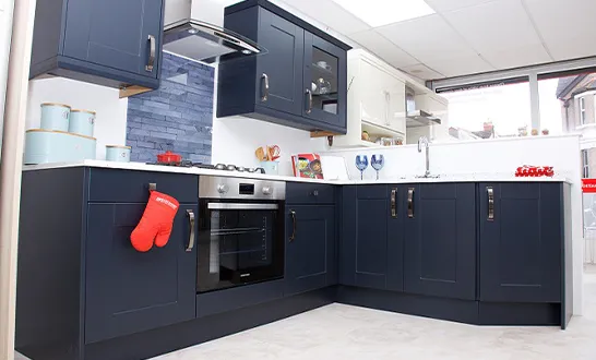 Newport Kitchen Showroom - Navy