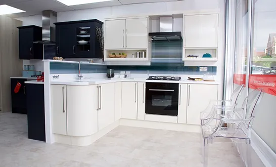 Newport Kitchen Showroom - Cream