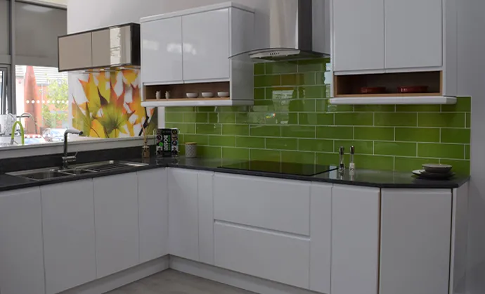 Green Splashback Plymouth