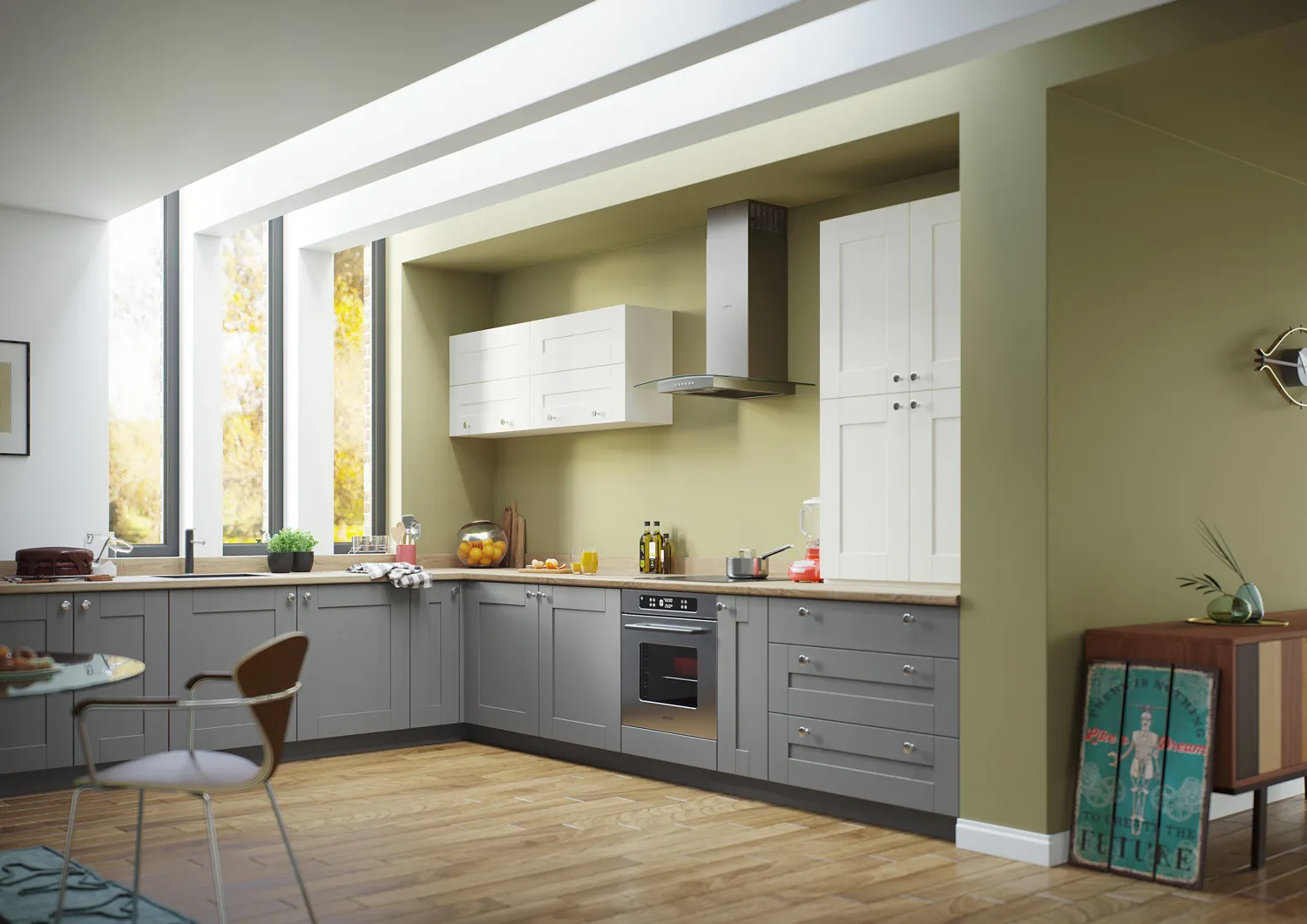 Shaker Kitchen Range