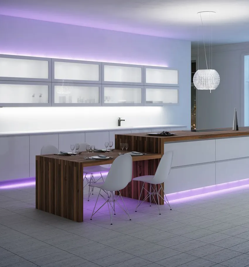 Kitchen Lighitng Purple