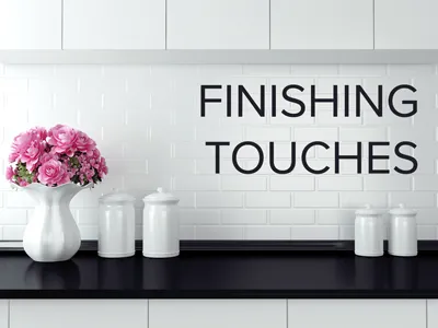 KITCHEN FINISHING TOUCHES – SHOW YOUR PERSONALITY