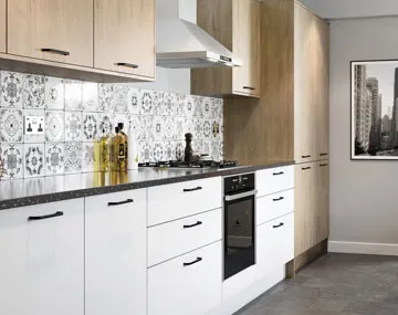 Valore - Range Kitchen Image in Grey Brown Metallo & Stone Grey