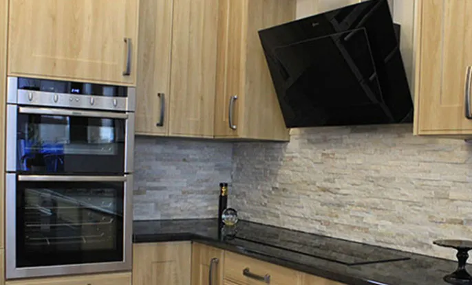 Kitchen with Integrated Oven