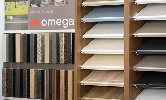 Omega Kitchen Surface Samples