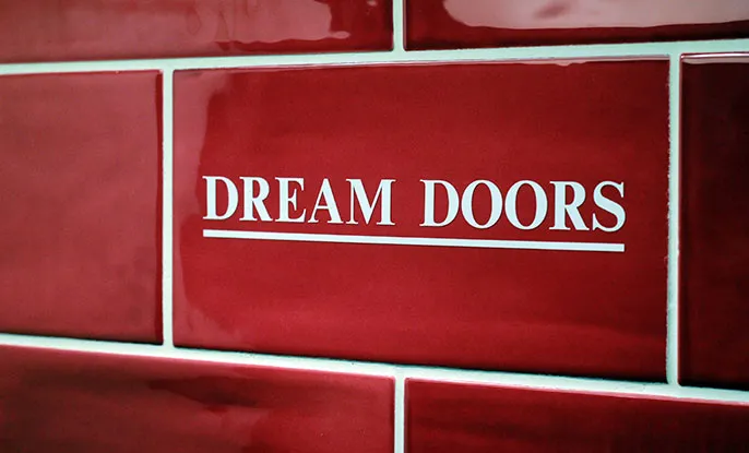 Dream Doors - Red Tiles