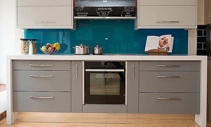 Grey Kitchen Display