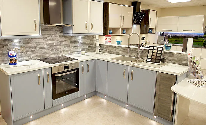 Blue Kitchen Design Stirling & Perth