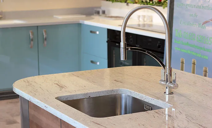 Kitchen Worktop and Sink