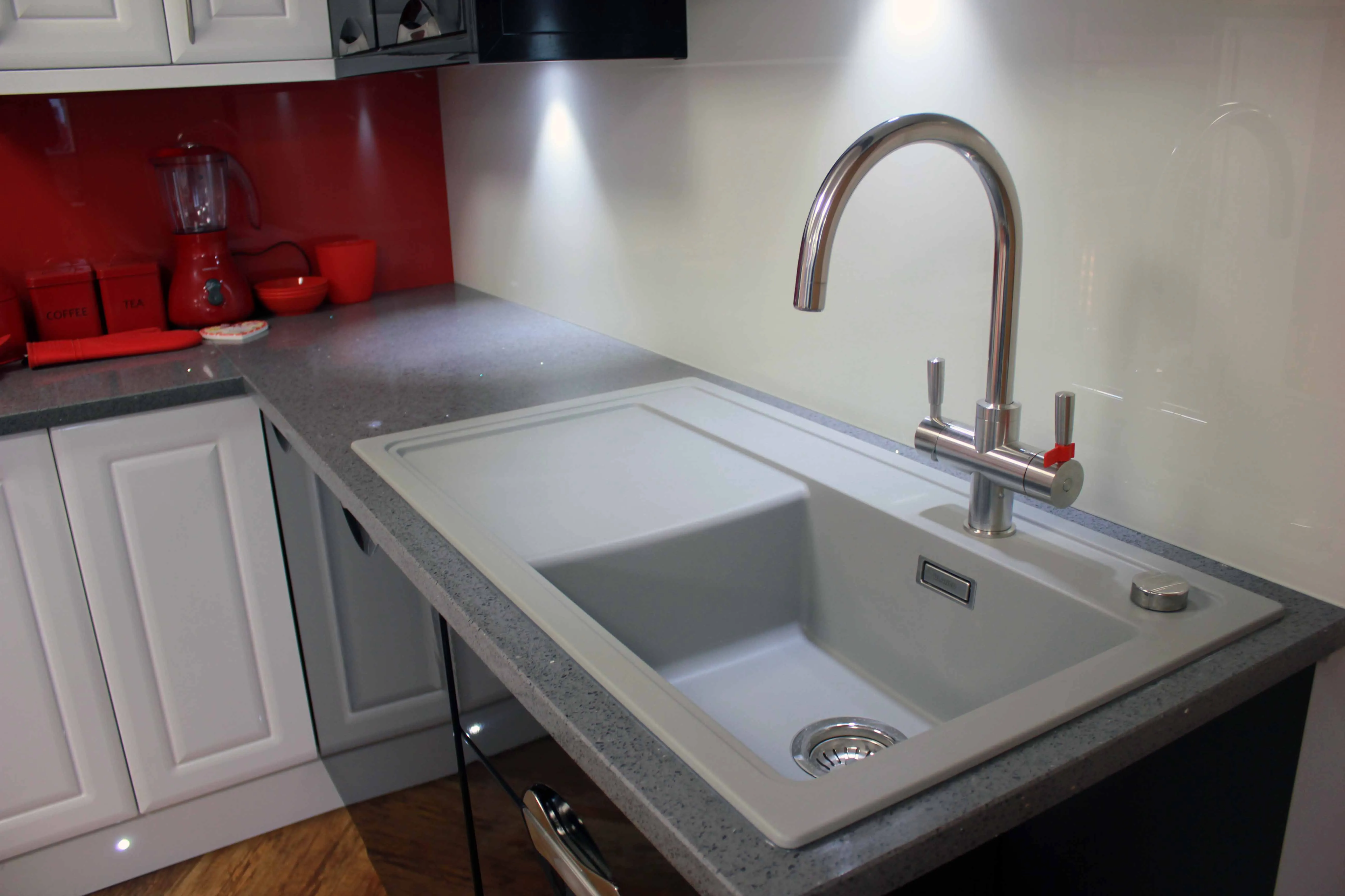 Kitchen Design with Grey Sink