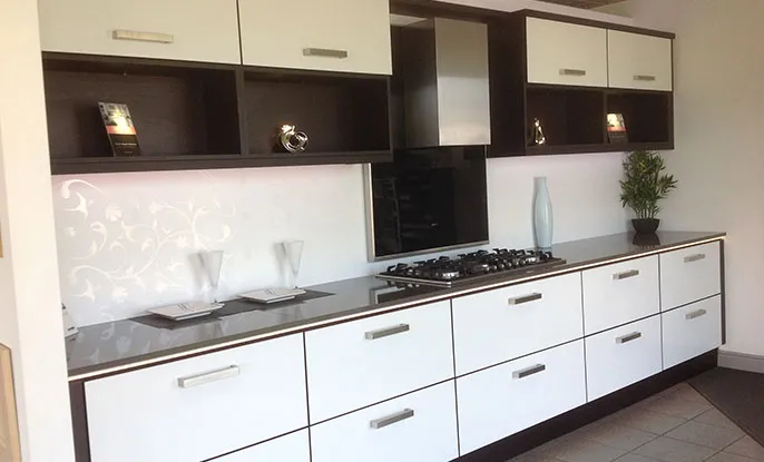 High Gloss White Kitchen Design